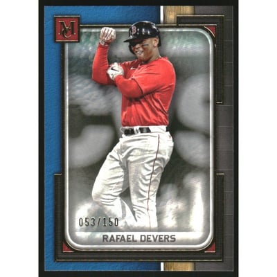 2023 Topps Museum Collection Sapphire #37 Rafael Devers