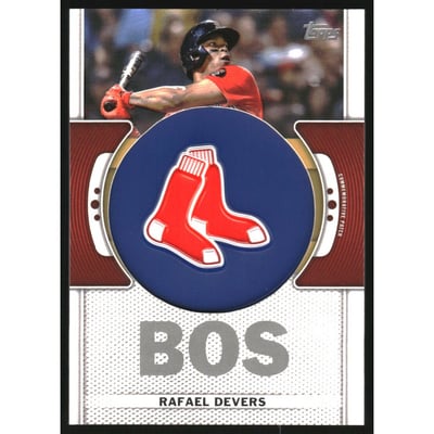 2023 Topps Team Logo Commemorative Patch #TLPRD Rafael Devers