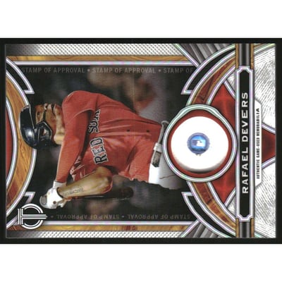 2023 Topps Tribute Stamp Of Approval Relics #SOARD Rafael Devers
