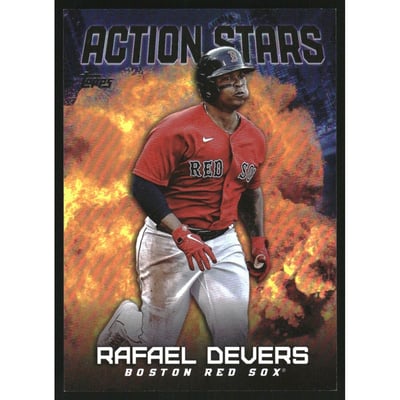 2023 Topps Update Action Stars Black #AS14 Rafael Devers