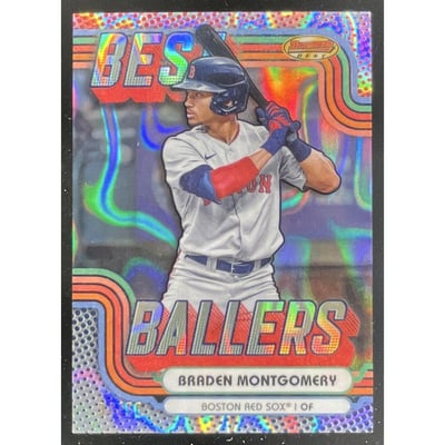 2024 Bowman Bowman's Best Ballers Lava #BB-12 Braden Montgomery Auto /50
