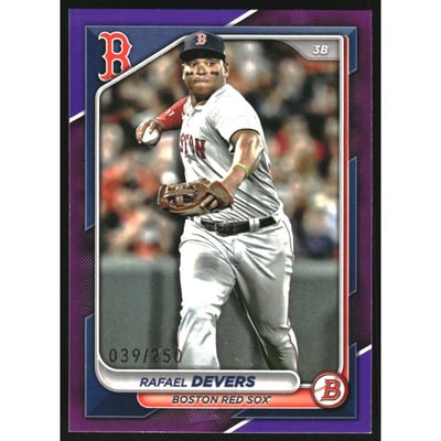 2024 Bowman Purple #10 Rafael Devers