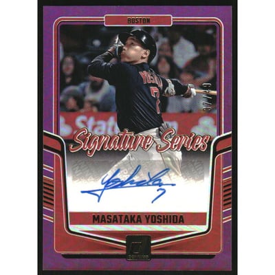 2024 Donruss Signature Series Purple #90 Masataka Yoshida