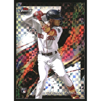 2024 Finest Checkerboard Refractors #18 Ceddanne Rafaela