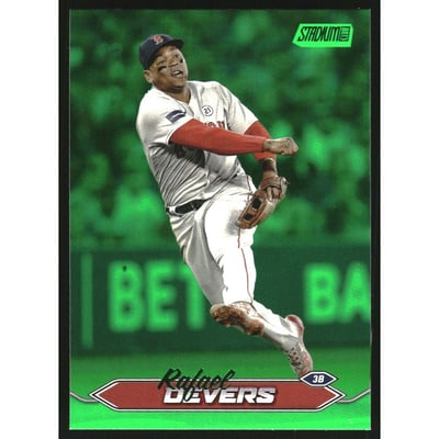 2024 Stadium Club Green Foil #44 Rafael Devers