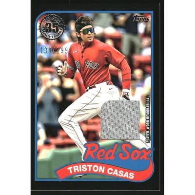 2024 Topps '89 Topps Relics Black #89R2TC Triston Casas S2