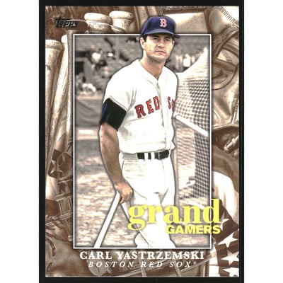 2024 Topps Grand Gamers Gold #GOG4 Carl Yastrzemski