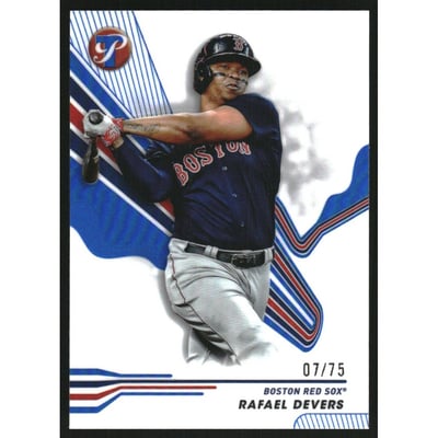 2024 Topps Pristine Blue Refractors #54 Rafael Devers