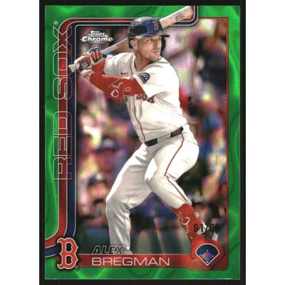 2025 Topps Chrome Green Lava Refractors #247 Alex Bregman