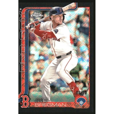 2025 Topps Chrome LogoFractor Edition Black Refractor #247 Alex Bregman /10