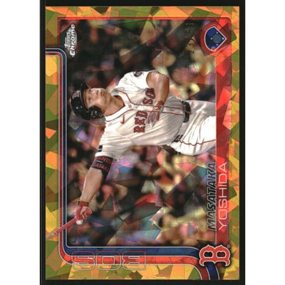 2025 Topps Chrome Sapphire Gold Refractors #141 Masataka Yoshida