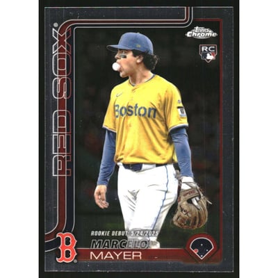 2025 Topps Chrome Update #USC117 Marcelo Mayer RC