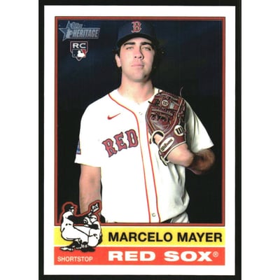 2025 Topps Heritage Chrome #688 Marcelo Mayer