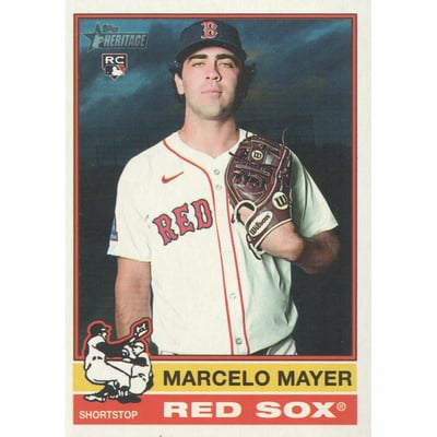 2025 Topps Heritage #688 Marcelo Mayer RC