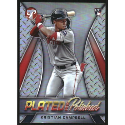 2025 Topps Pristine Plated and Polished #PP12 Kristian Campbell