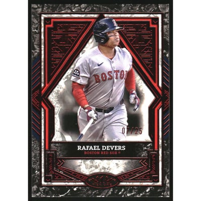 2025 Topps Tier One Red Foil #60 Rafael Devers
