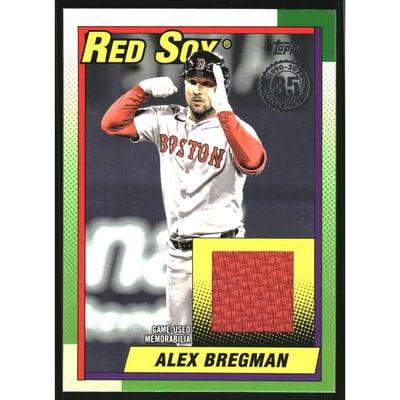 2025 Topps Update '90 Topps Relics #90RUAB Alex Bregman