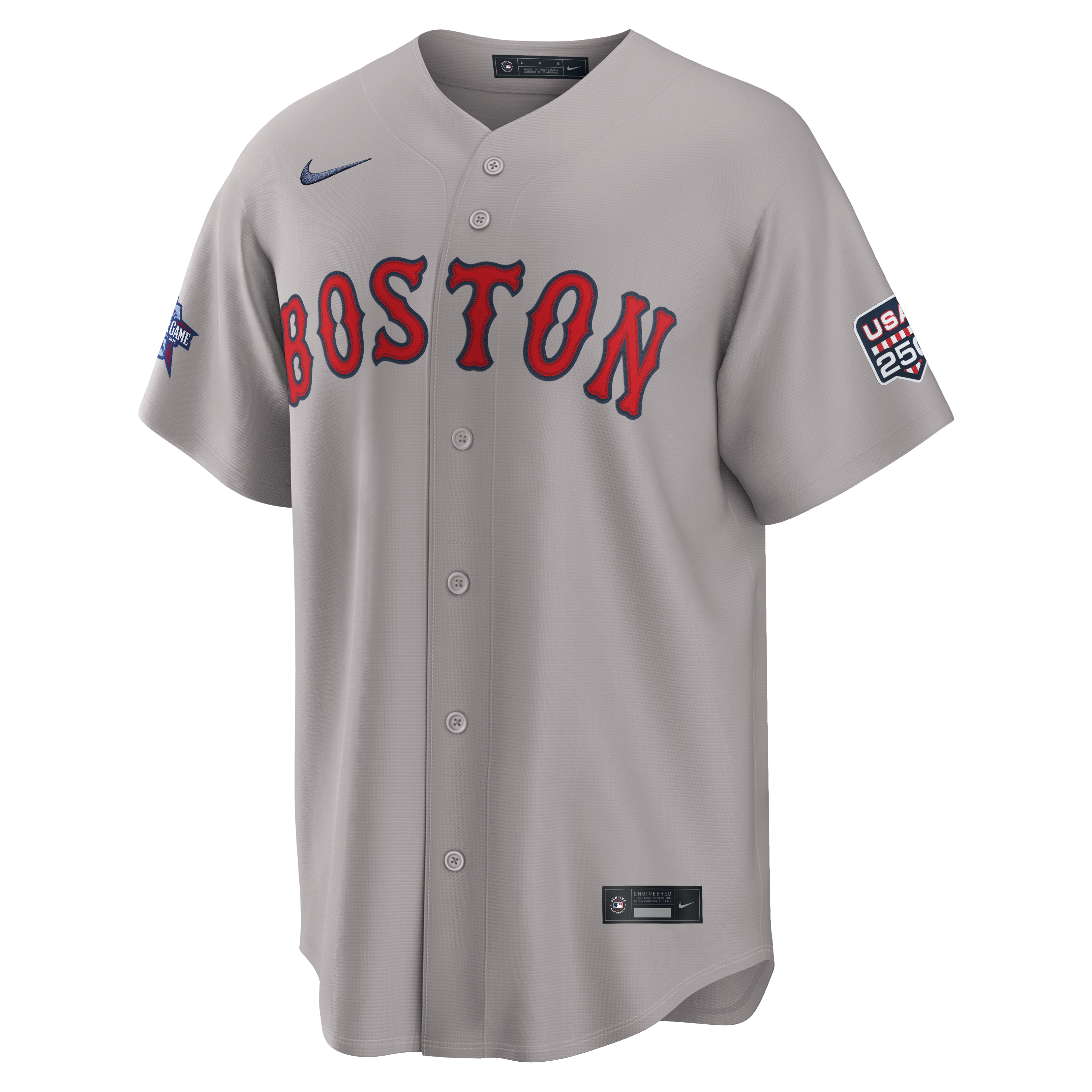 2026 All-Star Game Men's Boston Red Sox Aroldis Chapman Nike Gray Replica Jersey