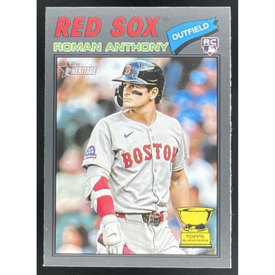 2026 Topps Heritage Dark Gray Border #86 Roman Anthony RC