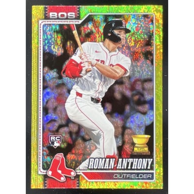 2026 Topps Series 1 Yellow Holo Foil #189 Roman Anthony RC /399