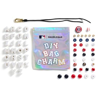 Boston Red Sox BaubleBar Mini Custom Bag Charm Bead Kit