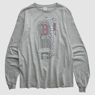 Boston Red Sox Delta 2013 Long Sleeve T-shirt - Heather Gray - M by Fanatics Real Vintage