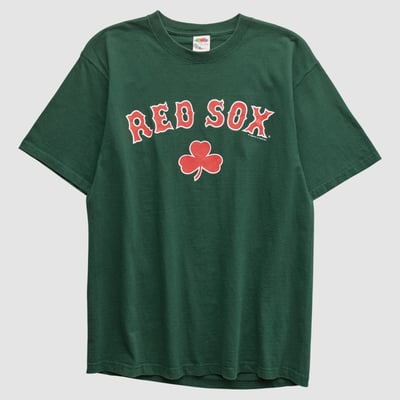 Boston Red Sox Fruit of the Loom 2004 T-shirt - Green - S by Fanatics Real Vintage