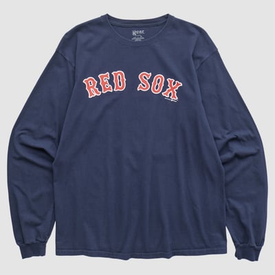 Boston Red Sox Gear For Sports 2000s Long Sleeve T-shirt - Navy - M by Fanatics Real Vintage