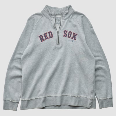 Boston Red Sox Gear For Sports 2012 1/4 Zip Sweatshirt - Heather Gray - S by Fanatics Real Vintage