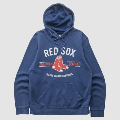 Boston Red Sox Genuine Merchandise 2010s Hooded Pullover Sweatshirt - Navy - XXS by Fanatics Real Vintage