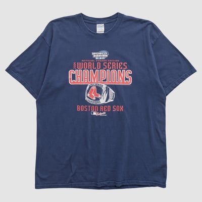 Boston Red Sox Gildan 2004 T-shirt - Navy - L by Fanatics Real Vintage