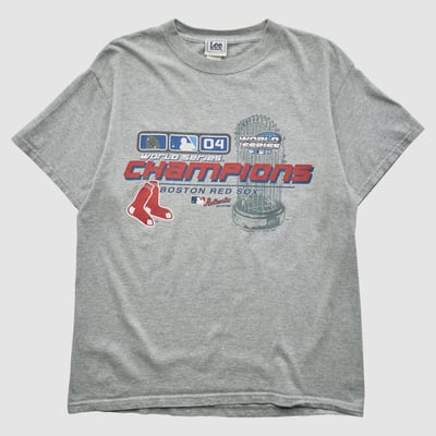Boston Red Sox Lee Apparel 2004 T-shirt - Heather Gray - S by Fanatics Real Vintage