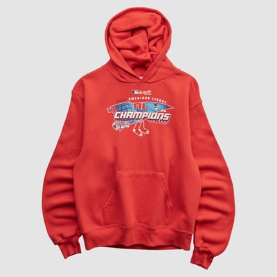 Boston Red Sox Lee Apparel 2007 Hooded Pullover Sweatshirt - Red - XXS by Fanatics Real Vintage
