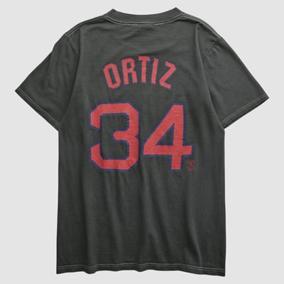 Boston Red Sox Majestic 2000s T-shirt - Charcoal - XS by Fanatics Real Vintage