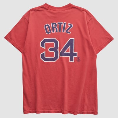 Boston Red Sox Majestic 2000s T-shirt - Red - S by Fanatics Real Vintage