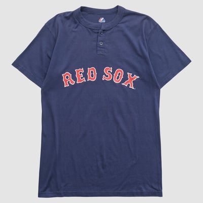Boston Red Sox Majestic 2010s T-shirt - Navy - M by Fanatics Real Vintage