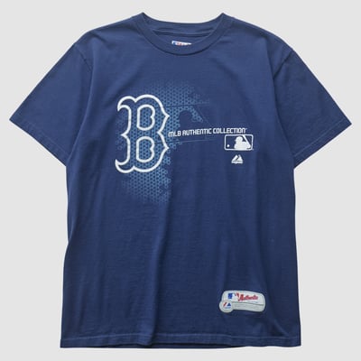 Boston Red Sox Majestic 2010s T-shirt - Navy - S by Fanatics Real Vintage