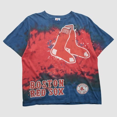 Boston Red Sox Majestic 2010s T-shirt - Red - L by Fanatics Real Vintage