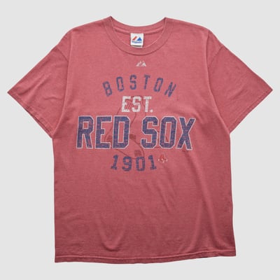 Boston Red Sox Majestic 2010s T-shirt - Red - M by Fanatics Real Vintage