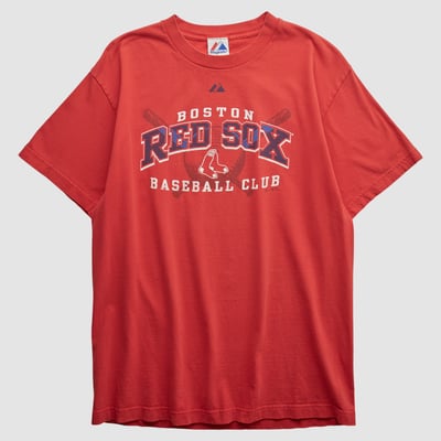 Boston Red Sox Majestic 2010s T-shirt - Red - M by Fanatics Real Vintage