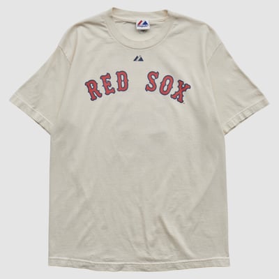 Boston Red Sox Majestic 2010s T-shirt - White - L by Fanatics Real Vintage