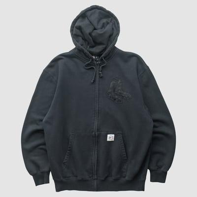Boston Red Sox Stitches 2010s Hooded Full Zip Sweatshirt - Black - XS by Fanatics Real Vintage