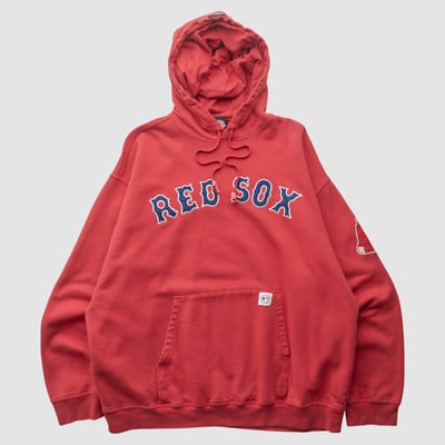 Boston Red Sox Stitches 2010s Hooded Pullover Sweatshirt - Red - XL by Fanatics Real Vintage