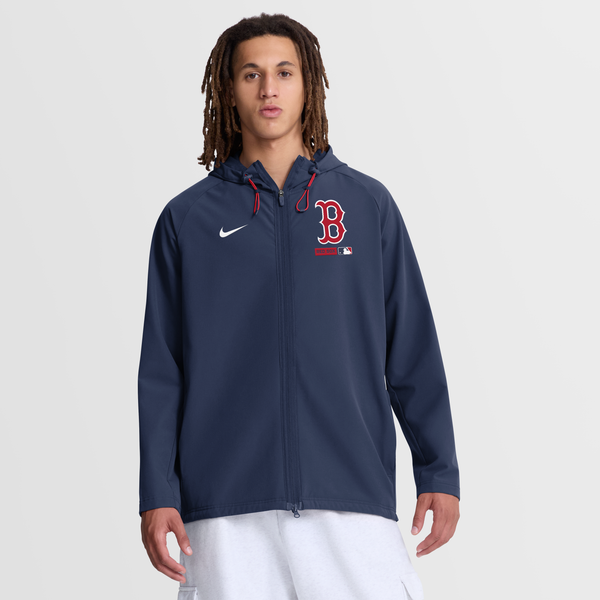 Boston Red Sox Take Off Nike Full Zip Jacket - Mens