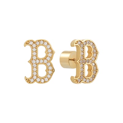 Boston Red Sox by Jill Martin Glam Day Post Back Earrings