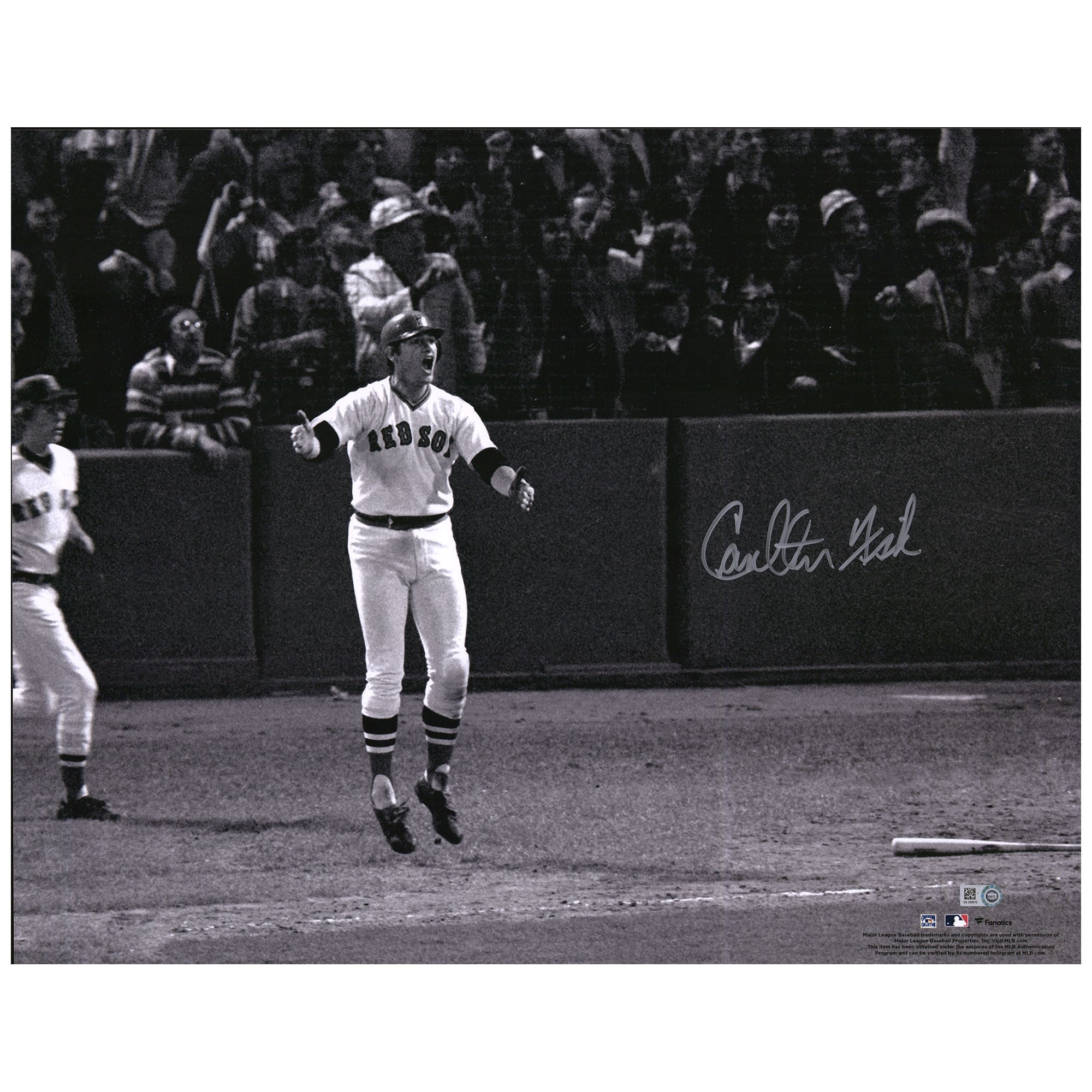 Carlton Fisk Boston Red Sox Autographed 16'' x 20'' Stay Fair Photograph