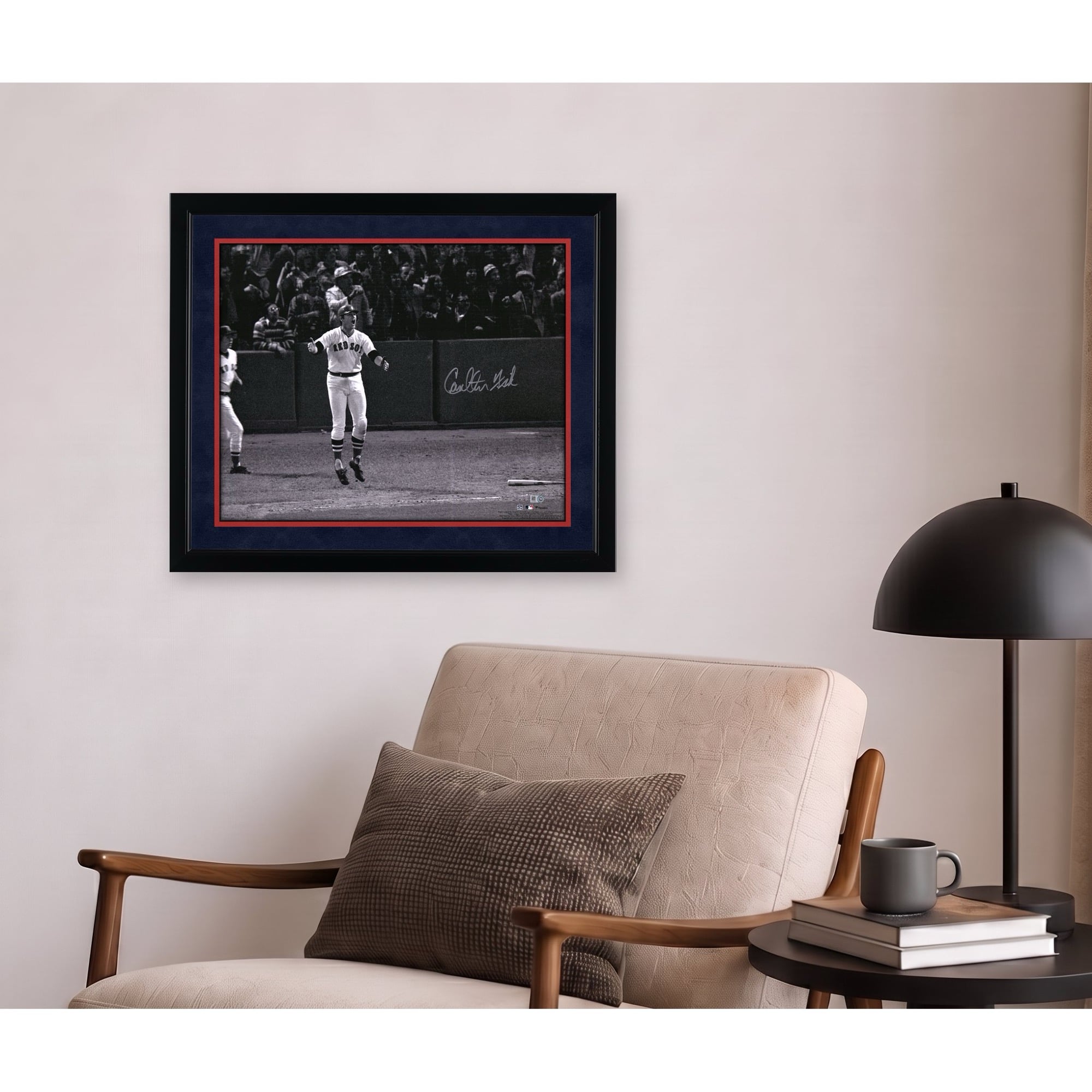 Carlton Fisk Boston Red Sox Autographed 16'' x 20'' Stay Fair Photograph