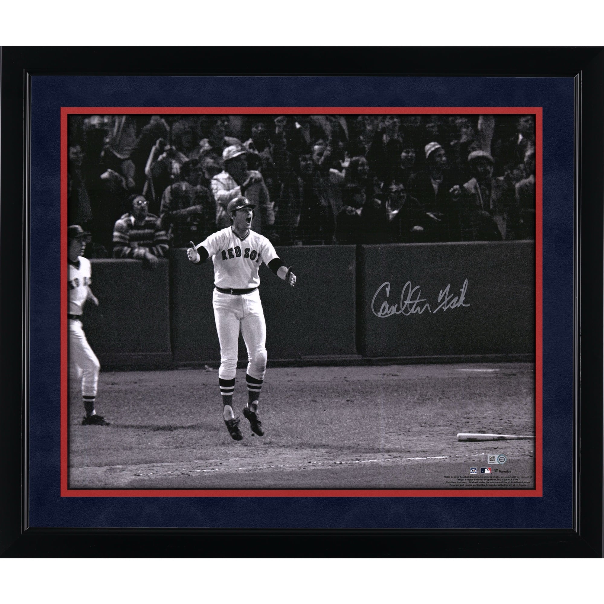 Carlton Fisk Boston Red Sox Autographed 16'' x 20'' Stay Fair Photograph