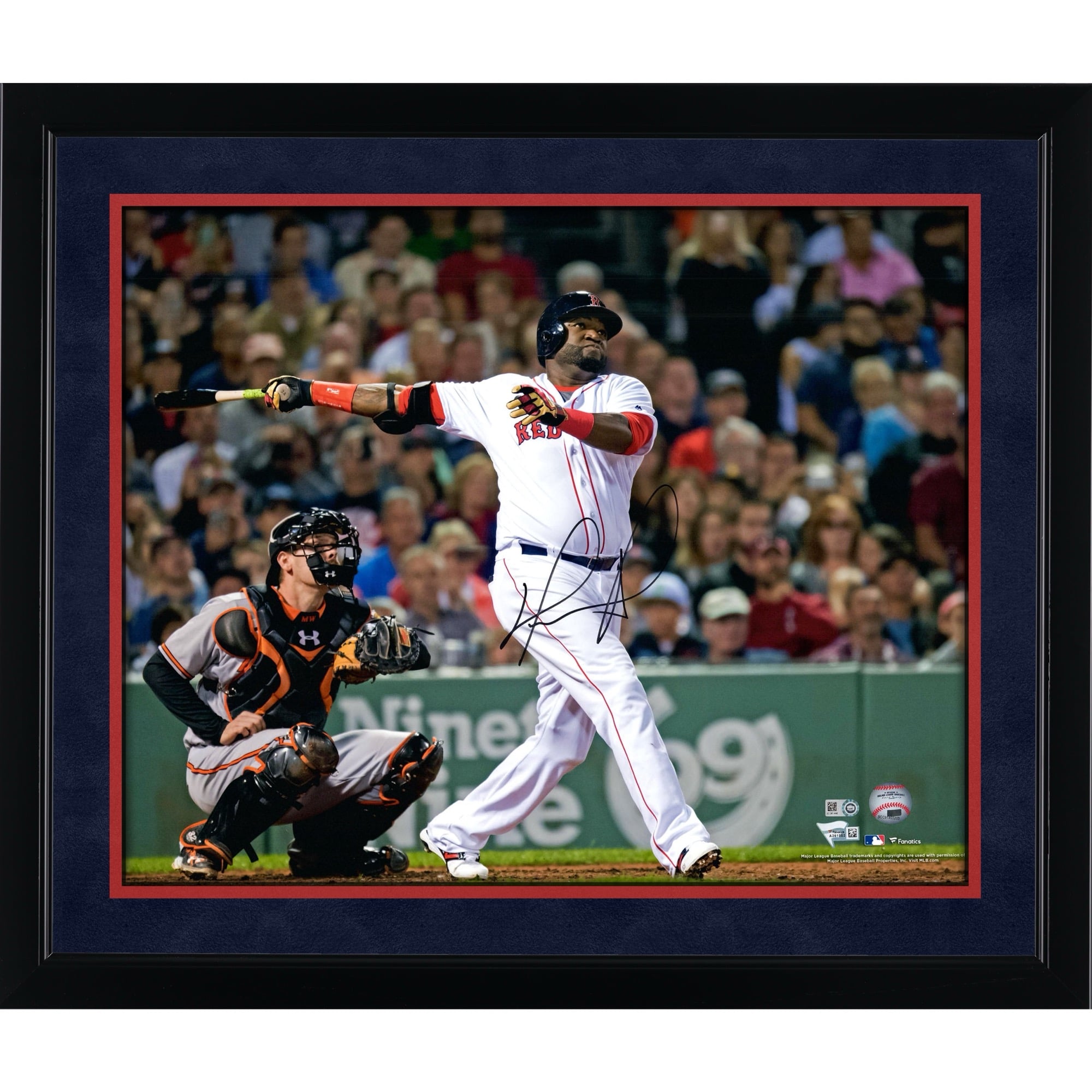 David Ortiz Boston Red Sox Autographed 16" x 20" Hitting Photograph