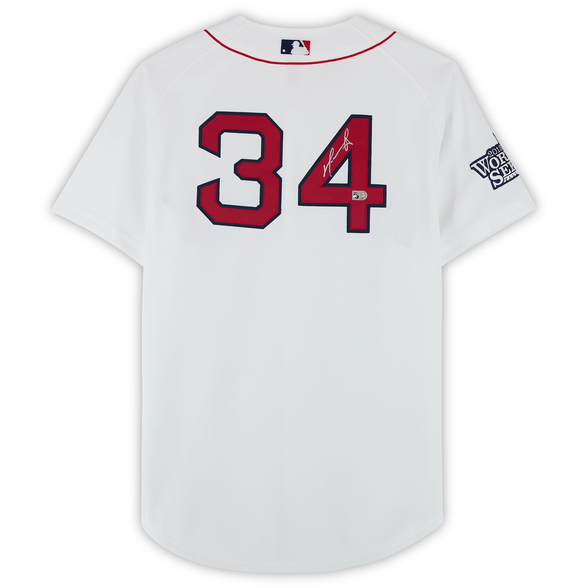 David Ortiz Boston Red Sox Autographed White Mitchell & Ness 2013 Authentic Jersey